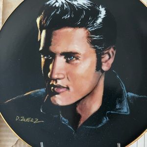 Elvis Presley plate limited edition 1991 love me tender